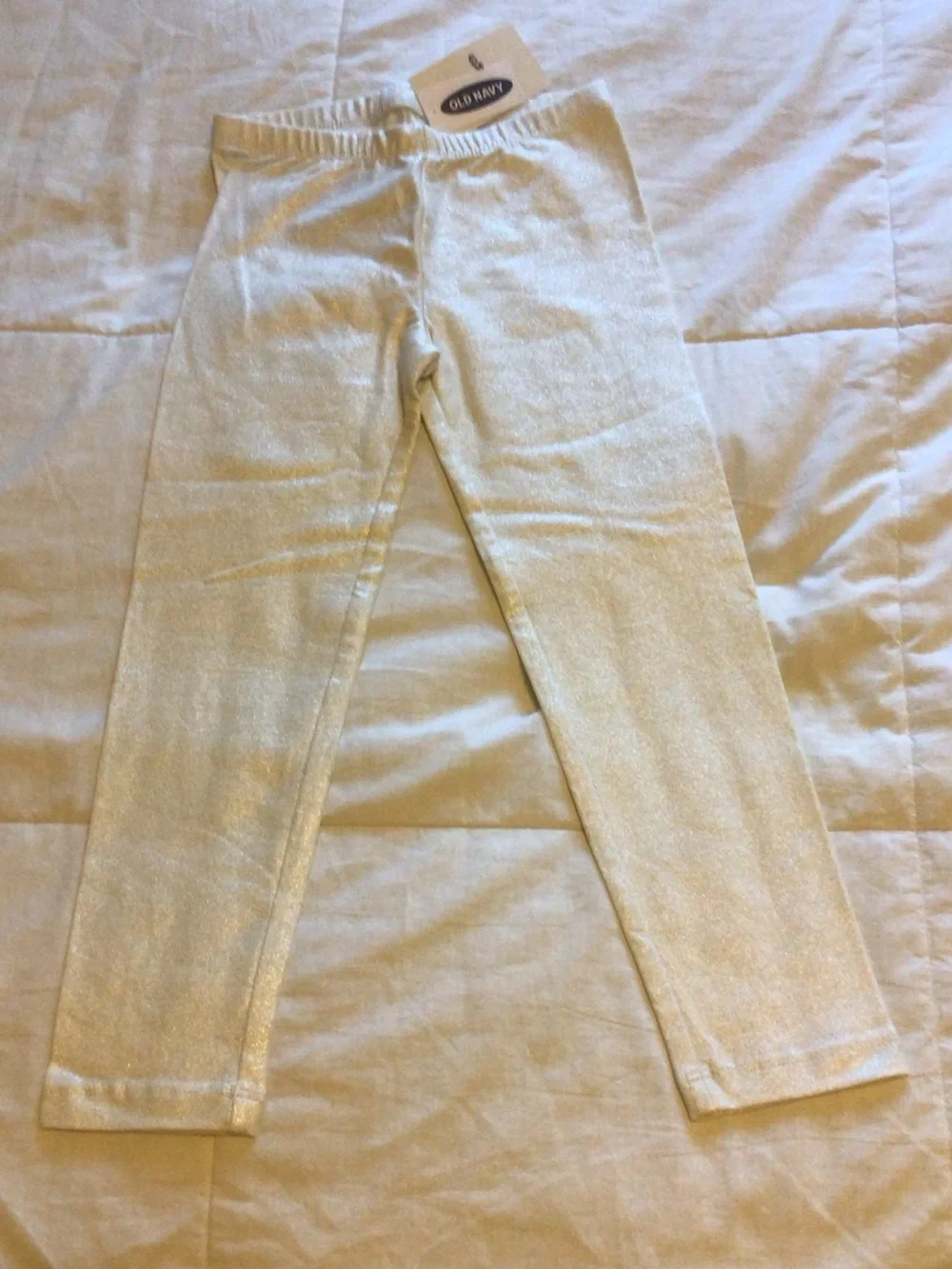 Old Navy Men's Light Cream Knit Joggers